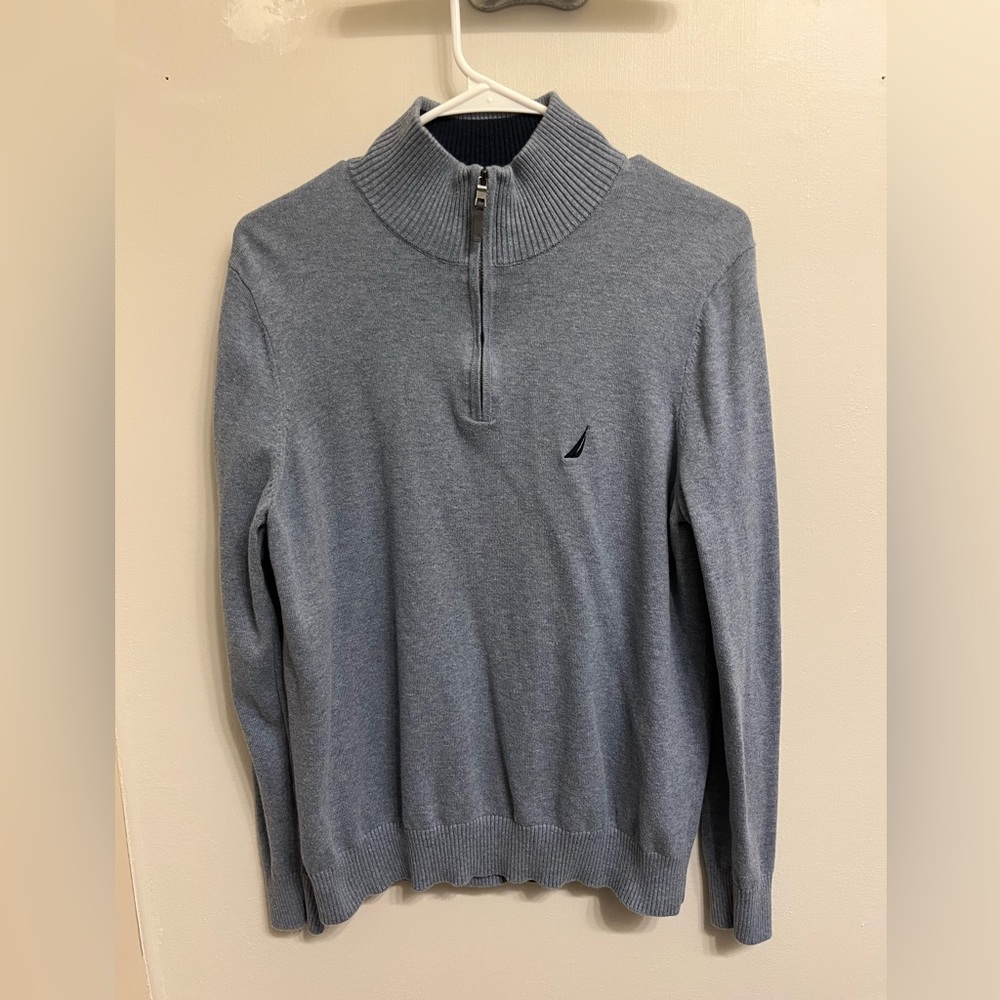 Nautica quarter zip worn twice and in great condition